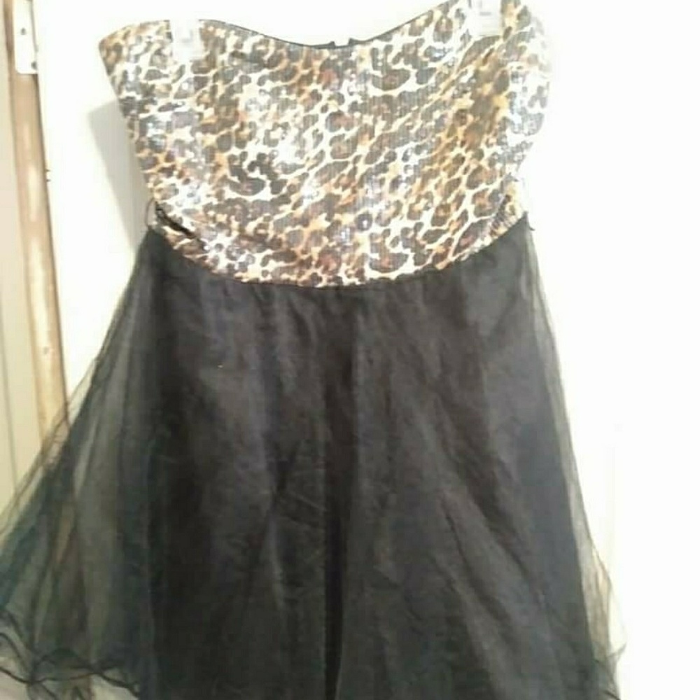Cheetah formal dress